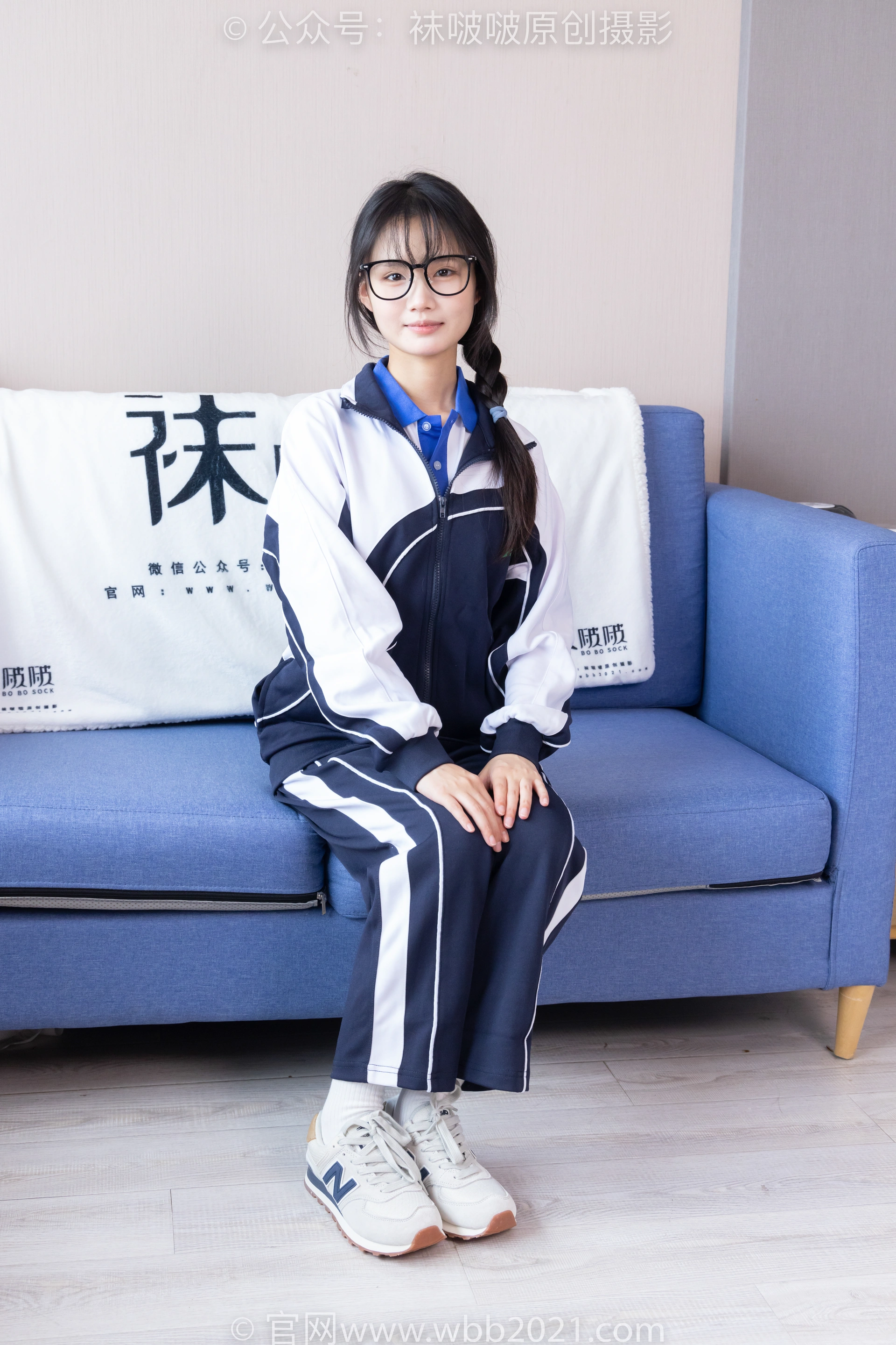 [BoBoSocks袜啵啵] NO.456 甜甜圈-运动鞋、白棉袜、裸足、校服（花絮版） 0